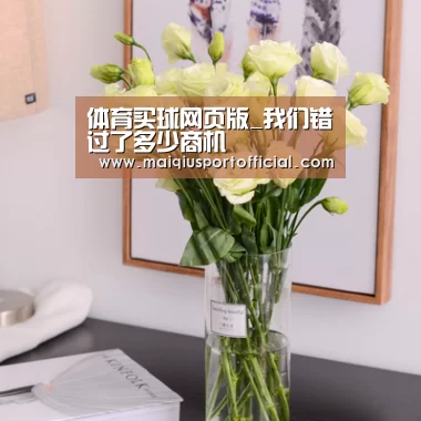 体育买球网页版_我们错过了多少商机(图2) 体育买球appapp